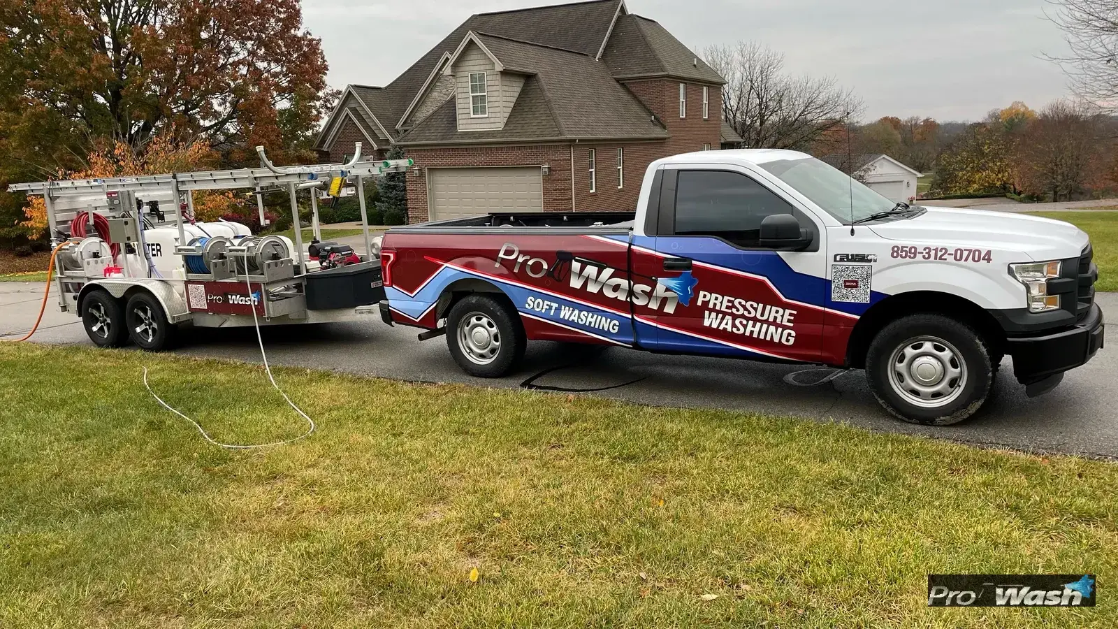 Inman ProWash LLC on a job in Frankfort, KY