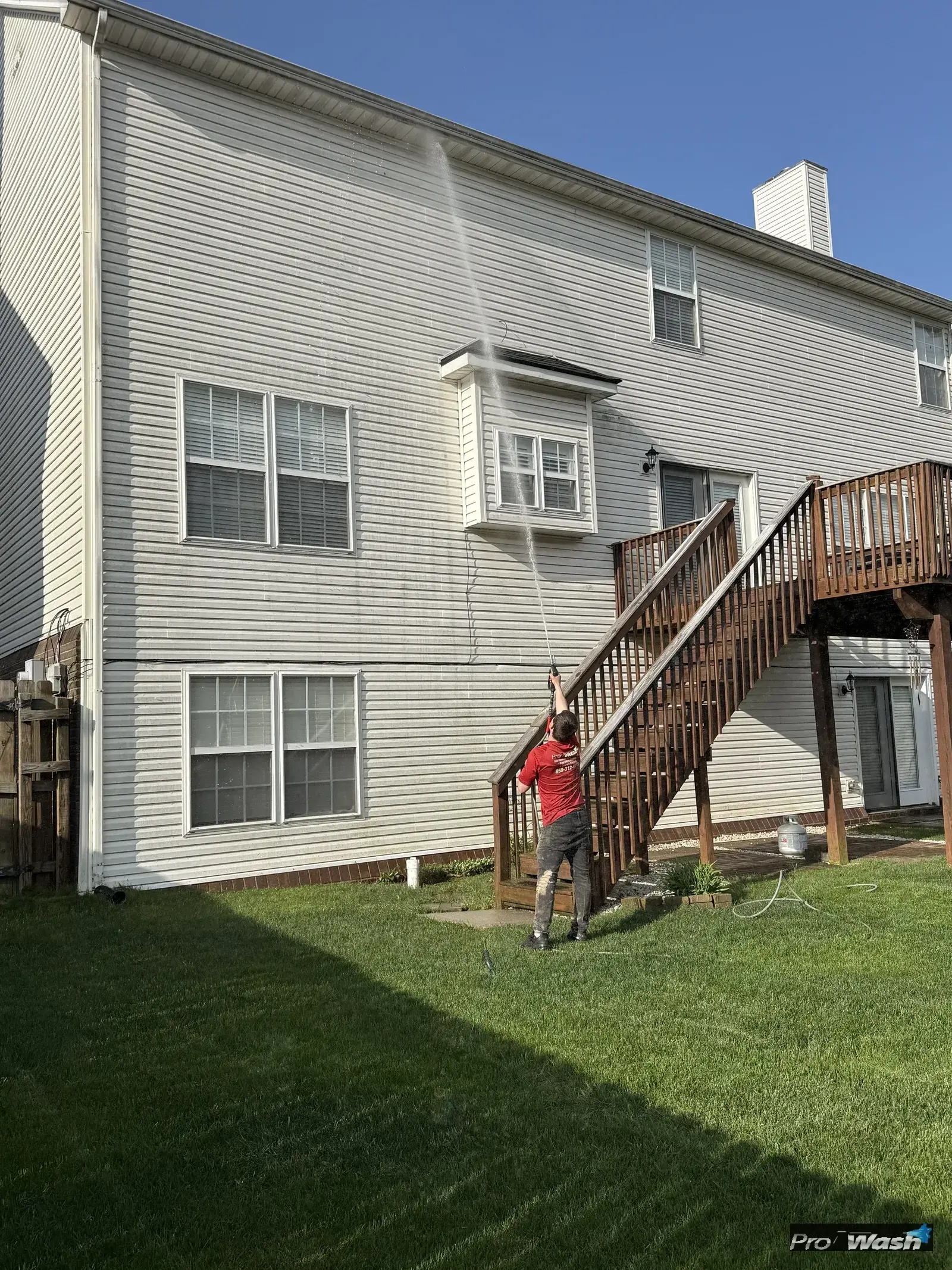 Inman ProWash LLC on a job in Richmond, KY