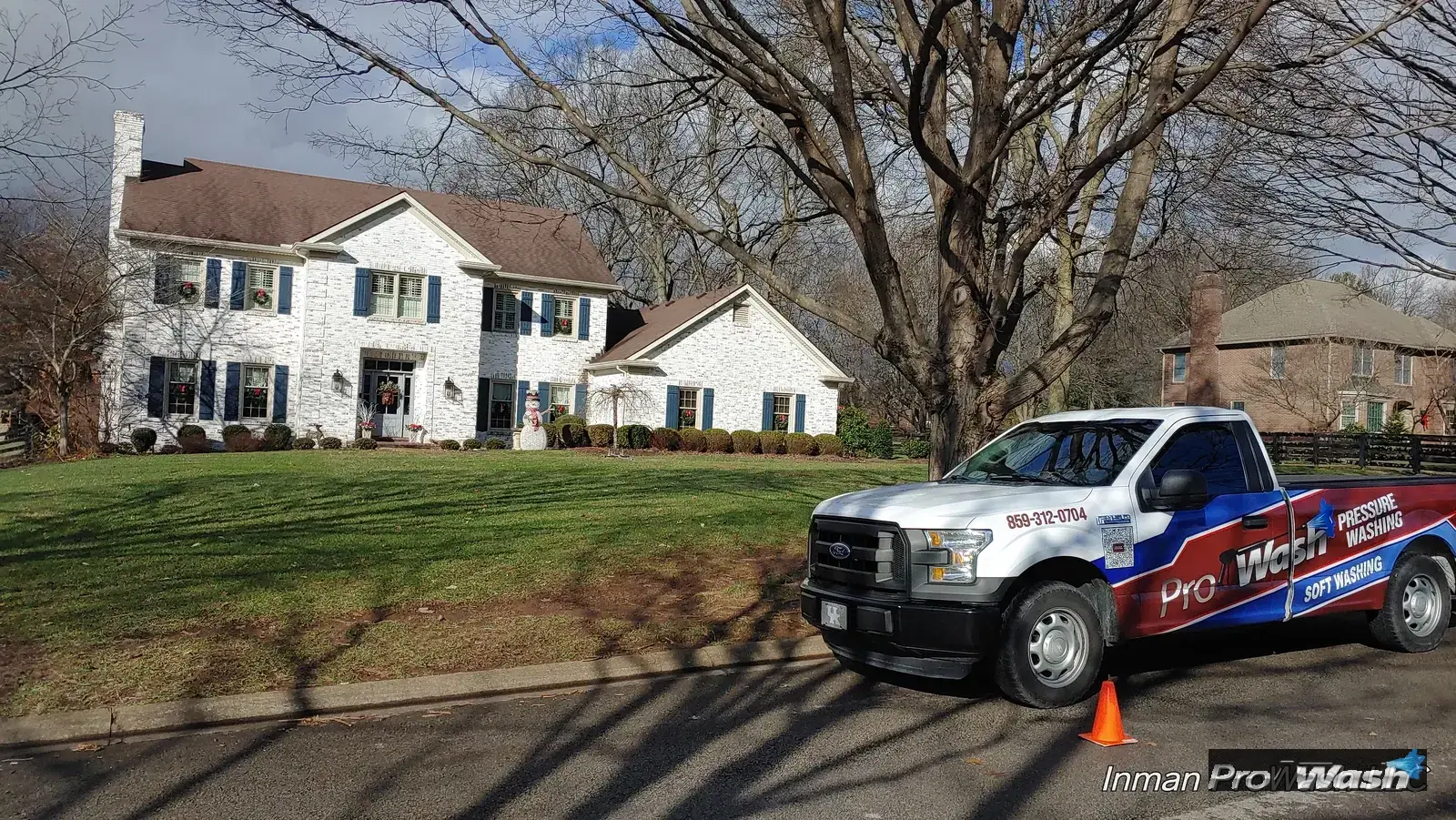 Inman ProWash LLC on a job in Versailles, KY
