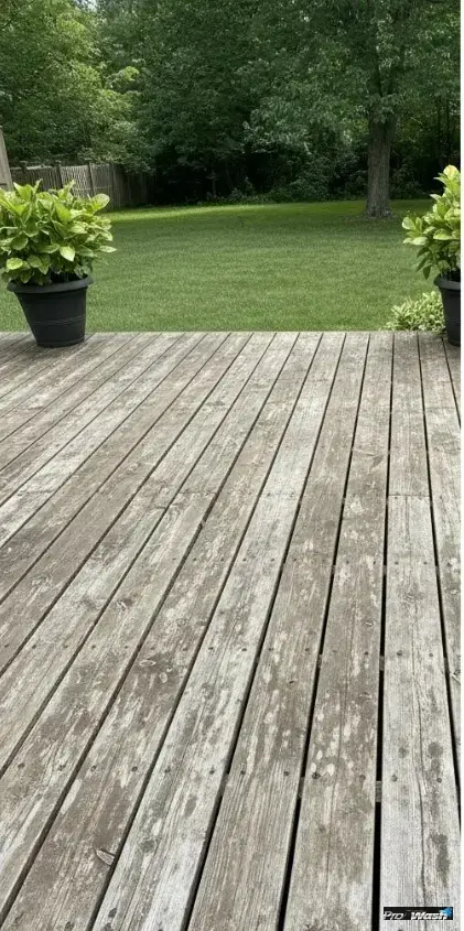 This deck was worn pretty good