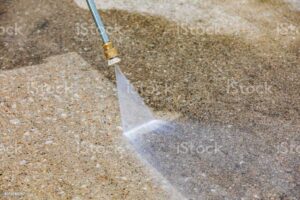concrete pressure washing